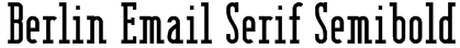 Berlin Email Serif Semibold