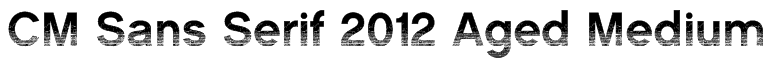 CM Sans Serif 2012 Aged Medium