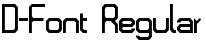 D-Font Regular