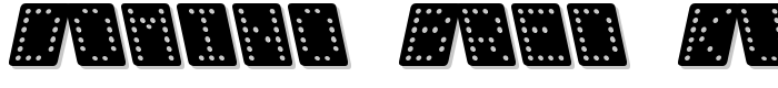 Domino bred kursiv