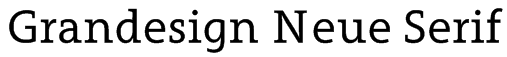 GranDesign Neue Serif