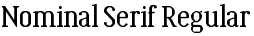 Nominal Serif Regular