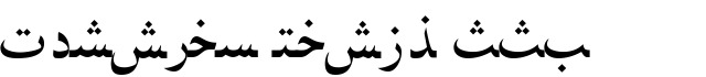 Persian Naskh SSK