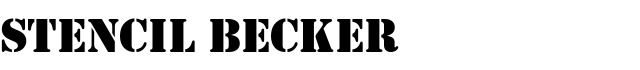Stencil Becker
