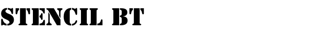 Stencil BT