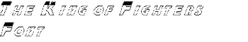 The King of Fighters Font