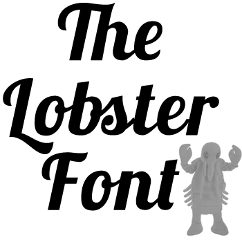 The Lobster Font
