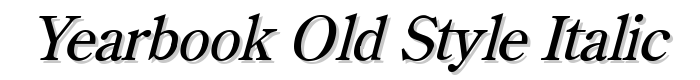 Yearbook Old Style Italic