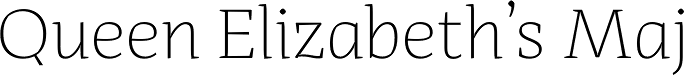 Adagio Serif Script Thin