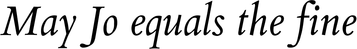 Aetna JY Newstyle 2 Medium Italic