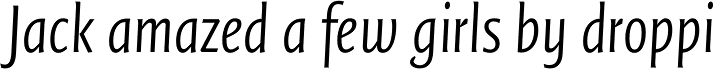 FF Quadraat Sans OT Condensed Light Italic
