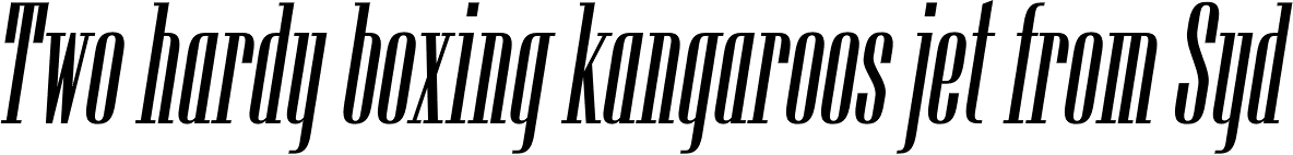 Manygo Serif Oblique