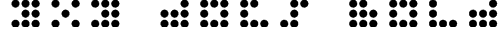 3x3 dots Bold