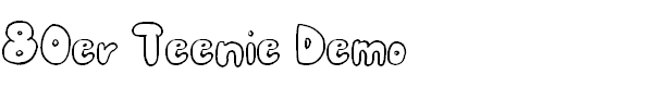 80er Teenie Demo