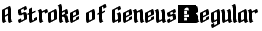 A Stroke of Geneus1