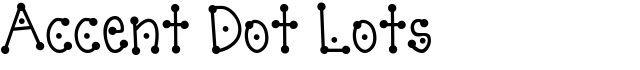 Accent Dot Lots