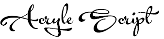 Acryle Script Personal Use