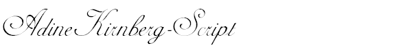 Adine Kirnberg Script