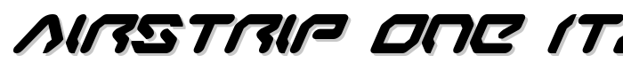 Airstrip One Italic