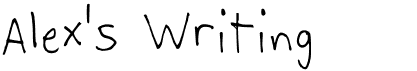 Free Writing Fonts