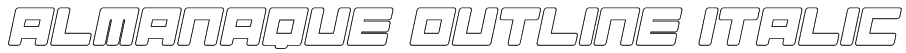 Almanaque Outline Italic