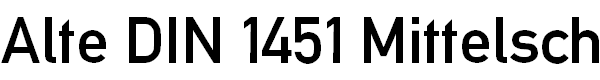 Alte DIN