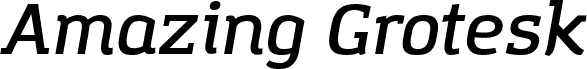 Amazing Grotesk