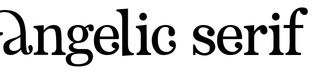 Angelic Serif