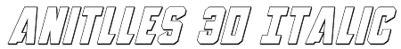 Anitlles 3D Italic