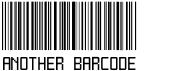 Another barcode font