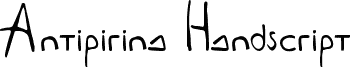 Antipirina Handscript