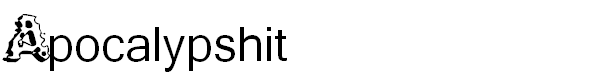 Apocalypshit