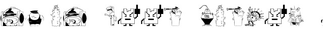 aqua teen hunger font  (c) adult swim