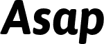 Asap Bold Italic