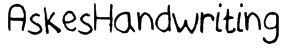 Askes Handwriting