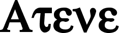 Atene Bold