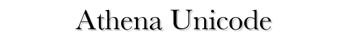 Athena Unicode