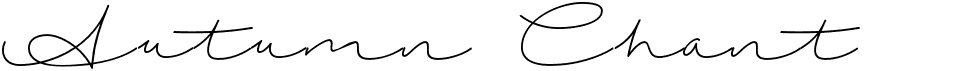 Autumn Chant