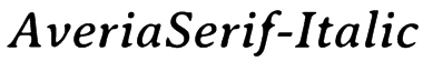 AveriaSerif-Italic