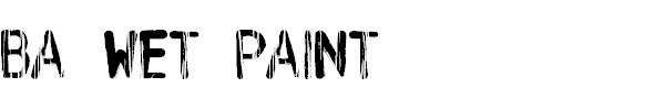 BA Wet Paint