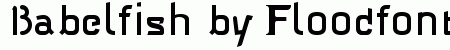 Babelfish by Floodfonts