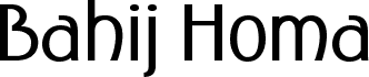Bahij Homa Bold