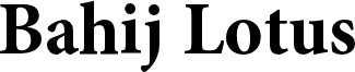 Bahij Lotus Bold