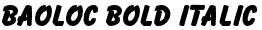 Baoloc Bold Italic