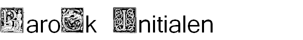 Barock Initialen