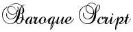 Baroque Script