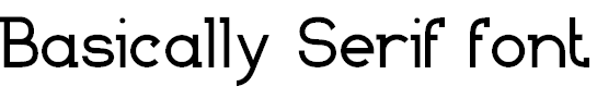 Basically Serif_FREE-version