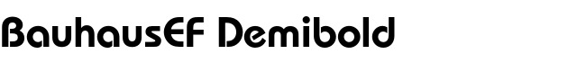 BauhausEF Demibold