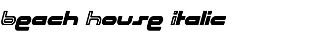 Beach House Italic