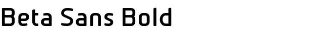 Beta Sans Bold